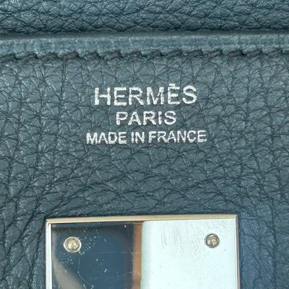 Hermes Bleu Nuit Togo & Palladium Hardware Birkin 30 - Picture 7 of 8